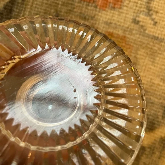 Waterford Ireland Colleen Crystal Footed Centerpiece Pedestal Bowl 7.25" - Picture 5 of 5